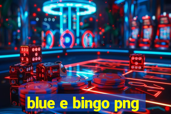 blue e bingo png